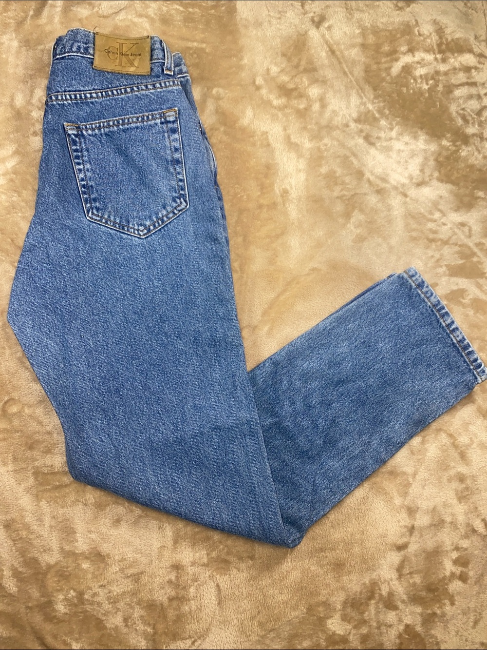 Calvin Klein Jeans Relaxed Fit Medium Blue Denim 32x34